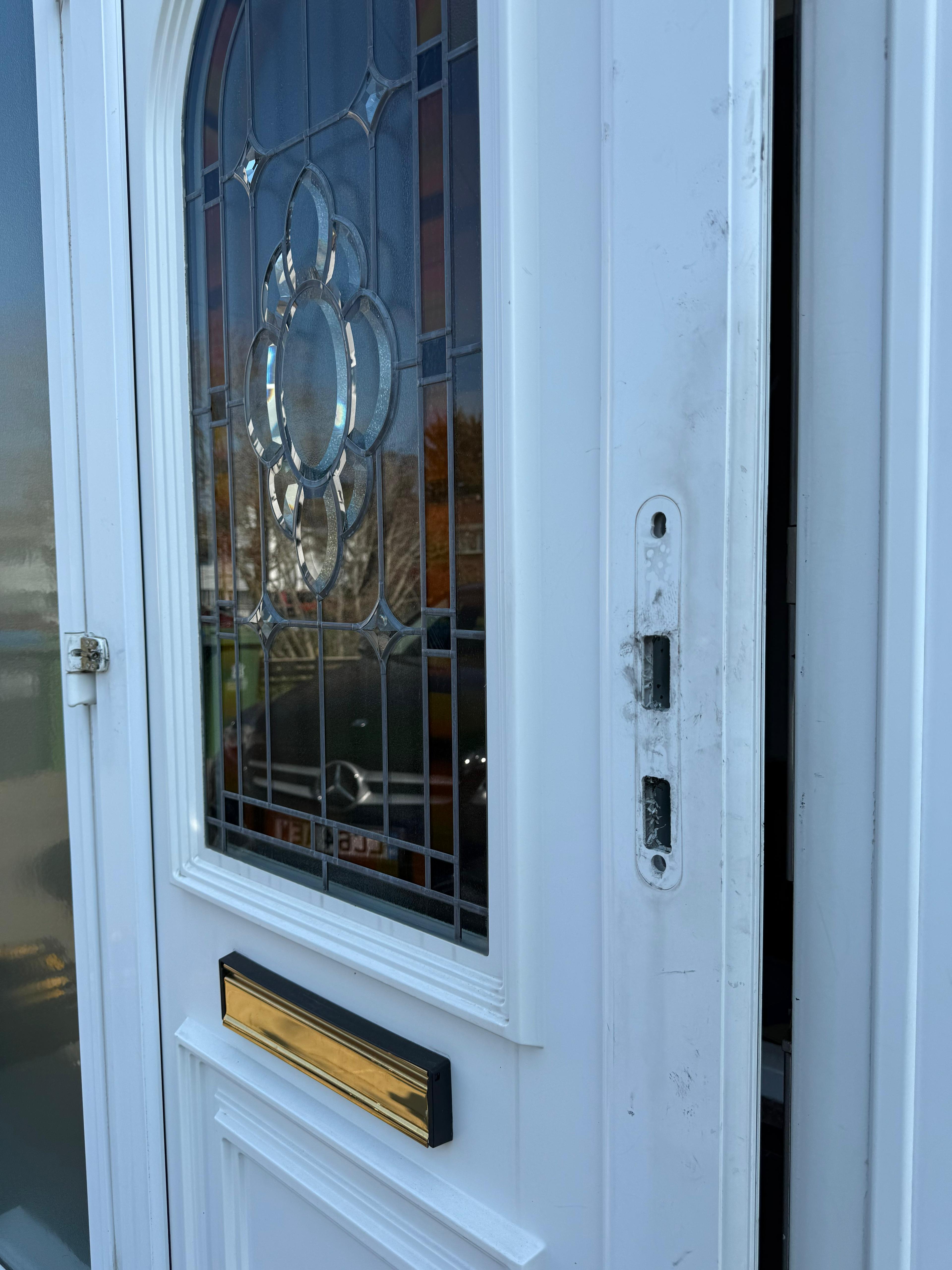 uPVC door smart lock before installation by Locksmith Alliance Ltd